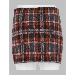 Mini Gonna con Motivo Tartan