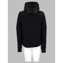 Cardigan Imbottito Con Cappuccio e Zip