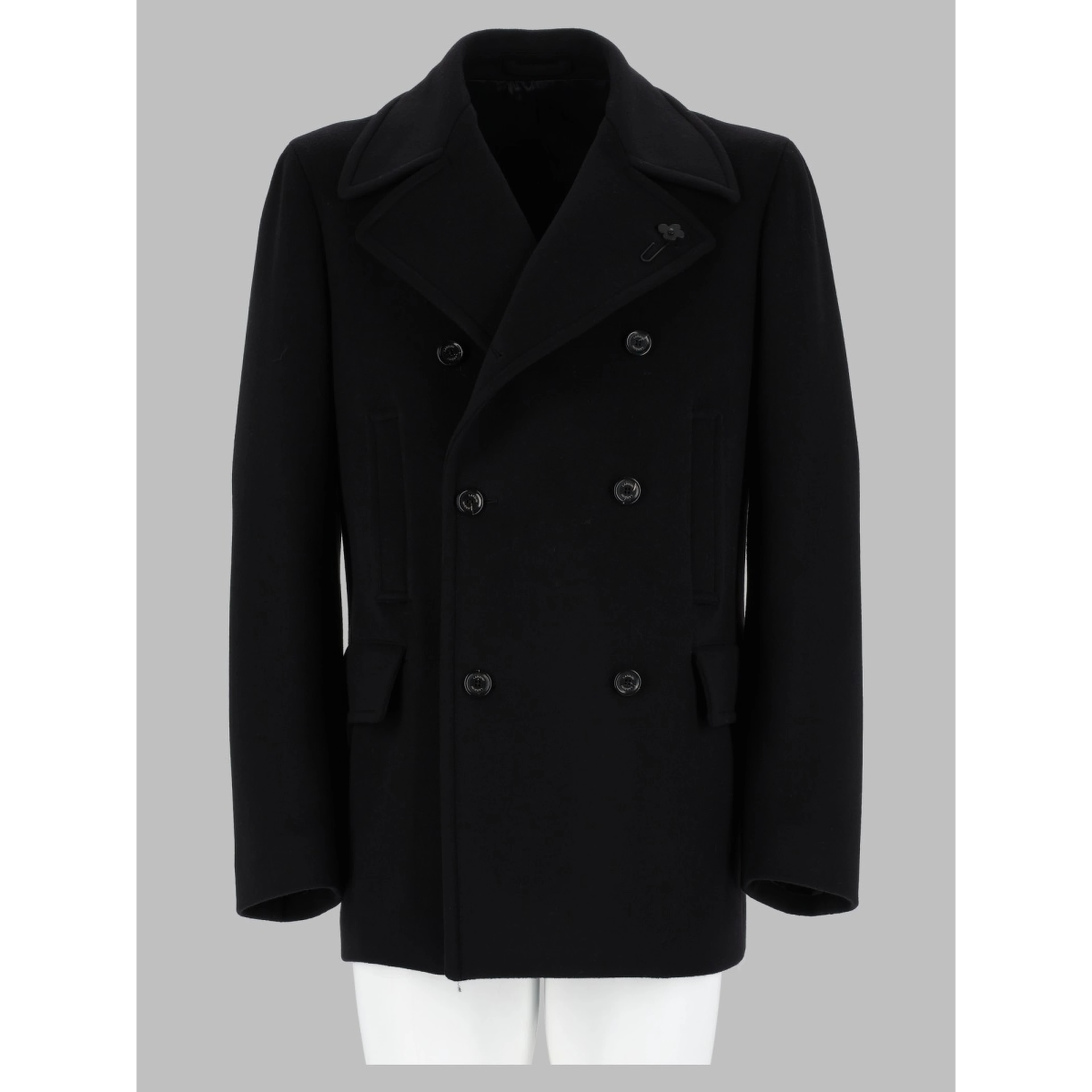 Cappotto Doppiopetto In Lana