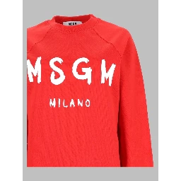 Felpa In Cotone Con Logo