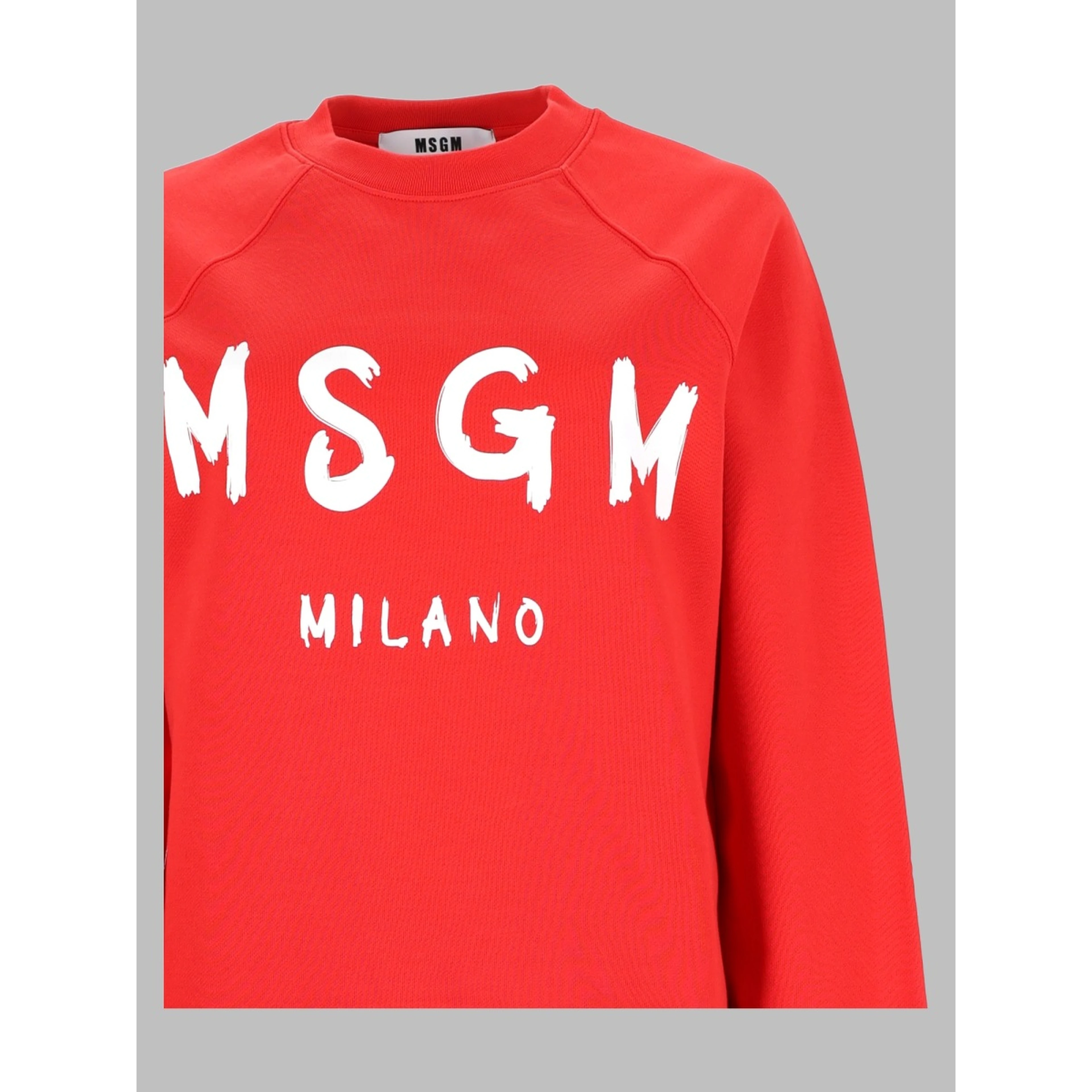 Felpa In Cotone Con Logo