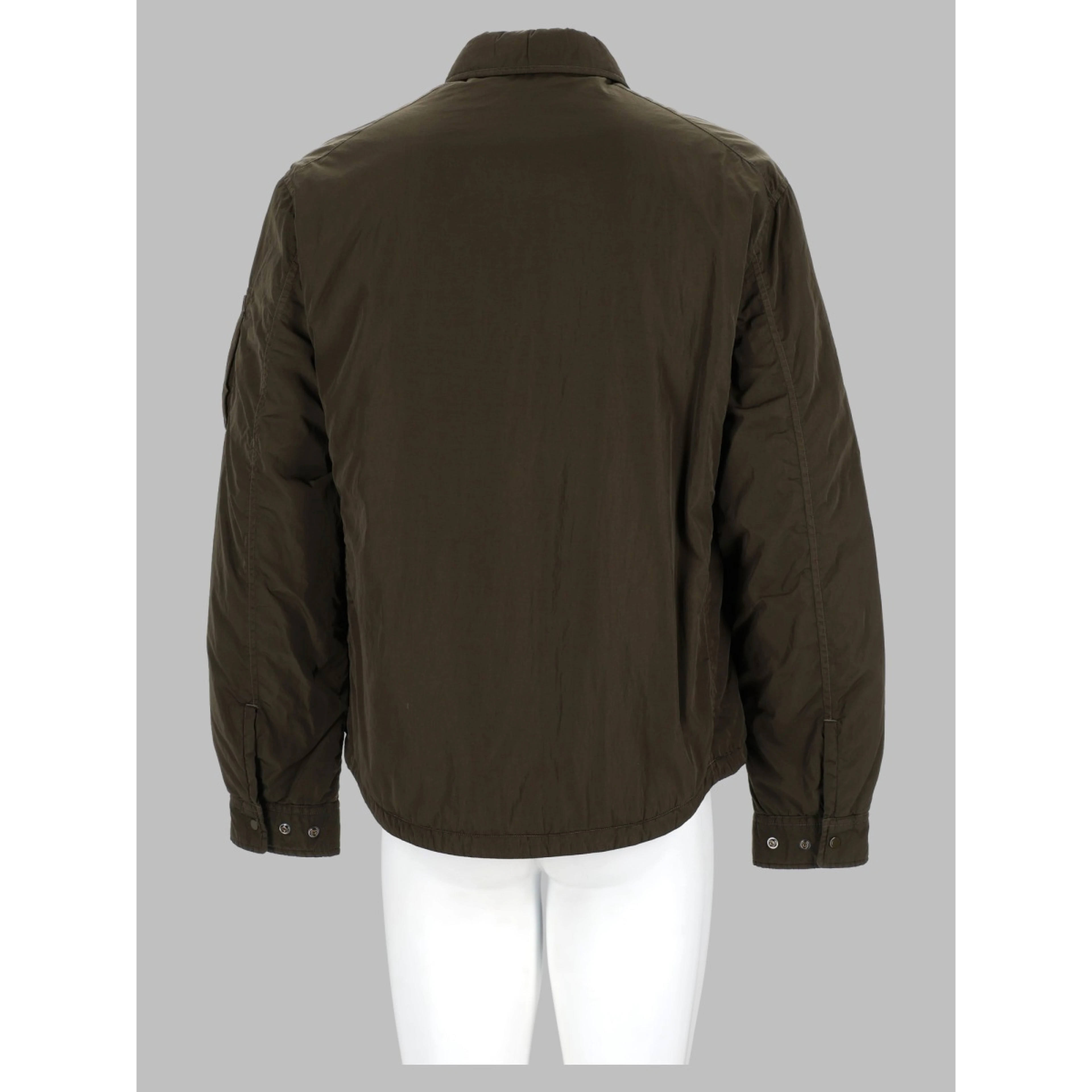 Overshirt Imbottita In Chrome-R