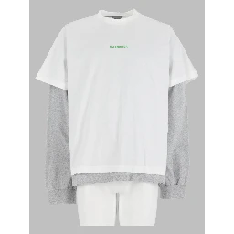 T-Shirt Doppia Con Logo