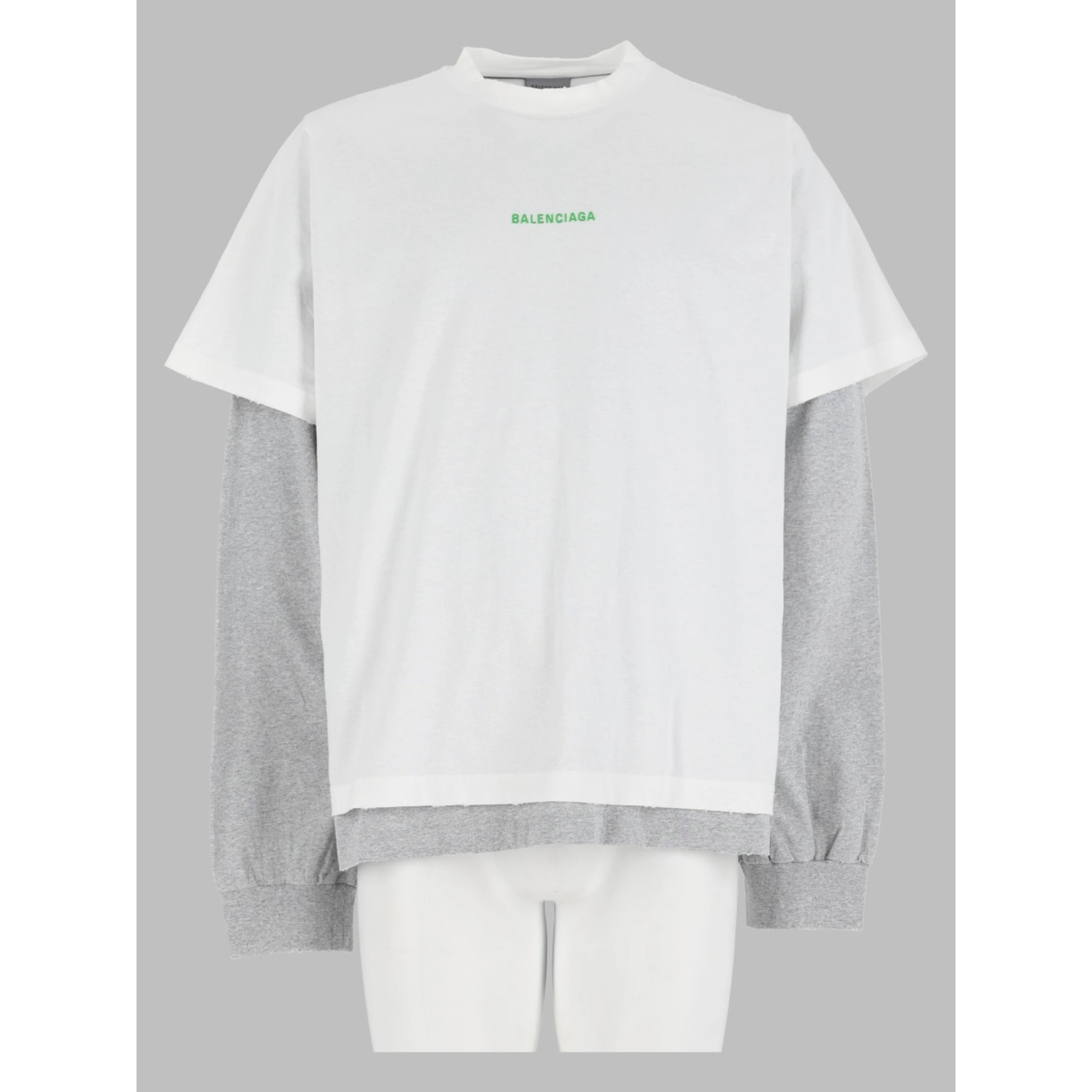 T-Shirt Doppia Con Logo