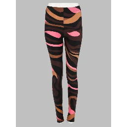 Leggings In Stampa Marmo