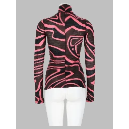 T-Shirt in Jersey con Stampa "Labirinto"