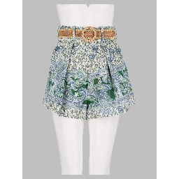 paisley ottie tuck shorts