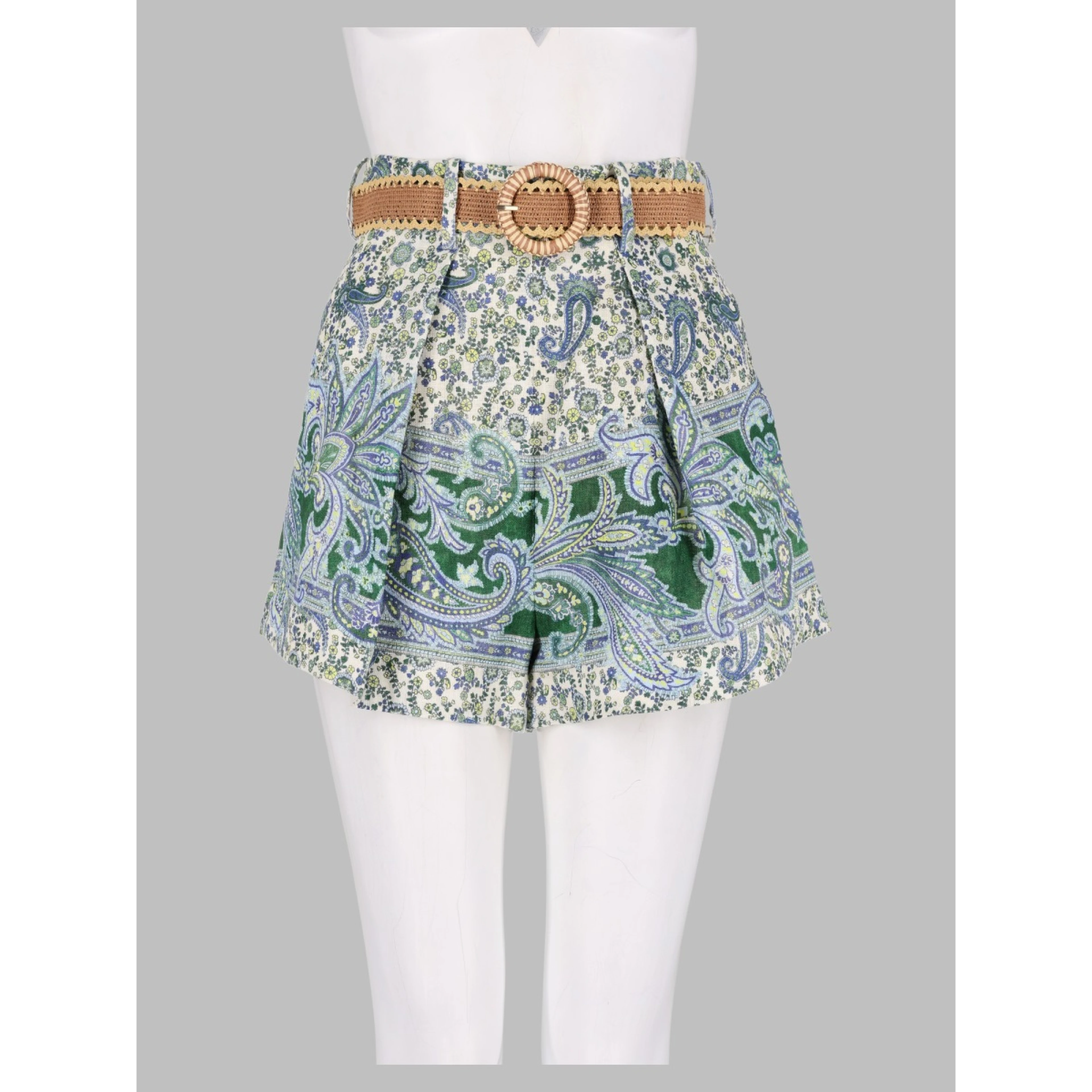 paisley ottie tuck shorts
