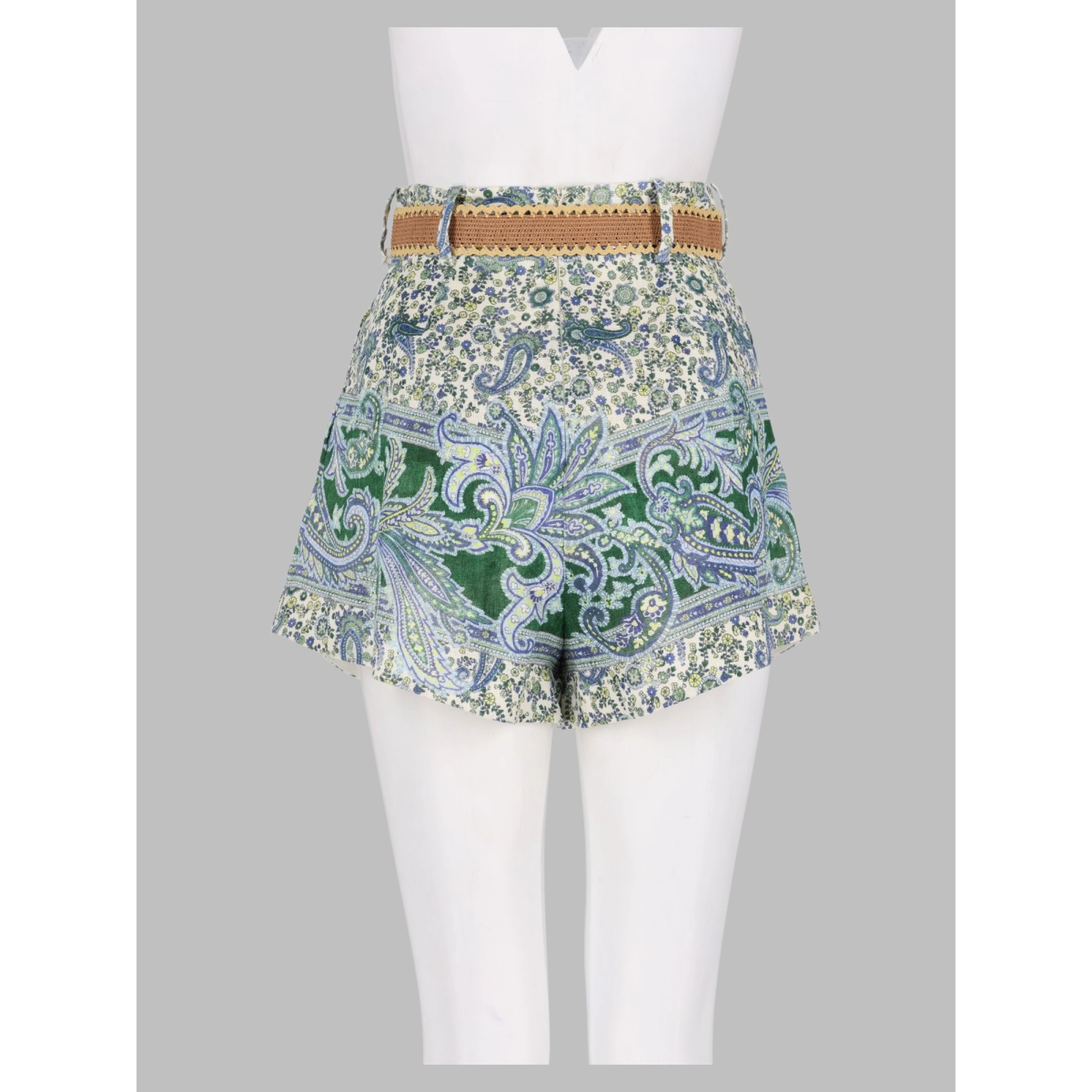 paisley ottie tuck shorts