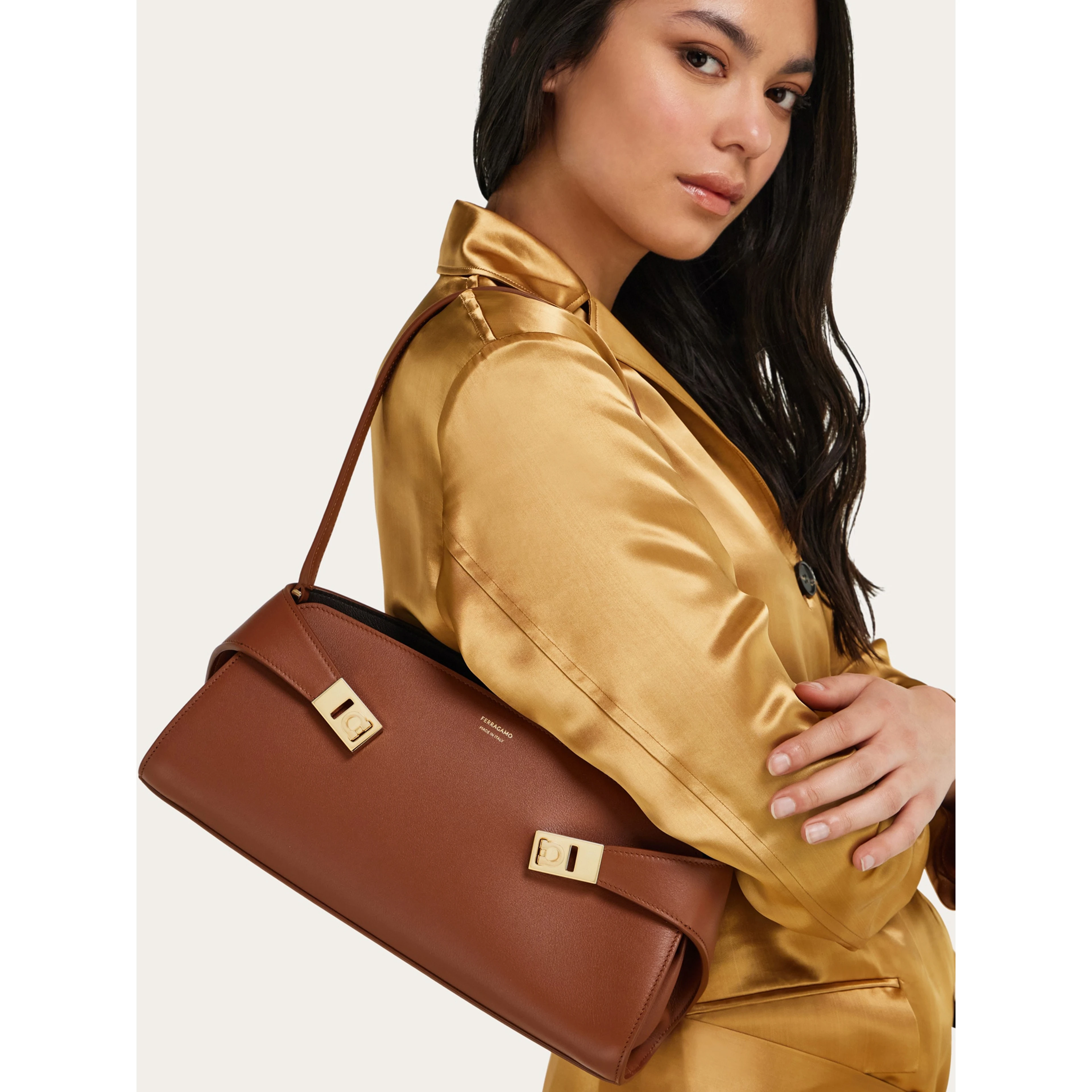 FERRAGAMO HUG EAST WEST handbag