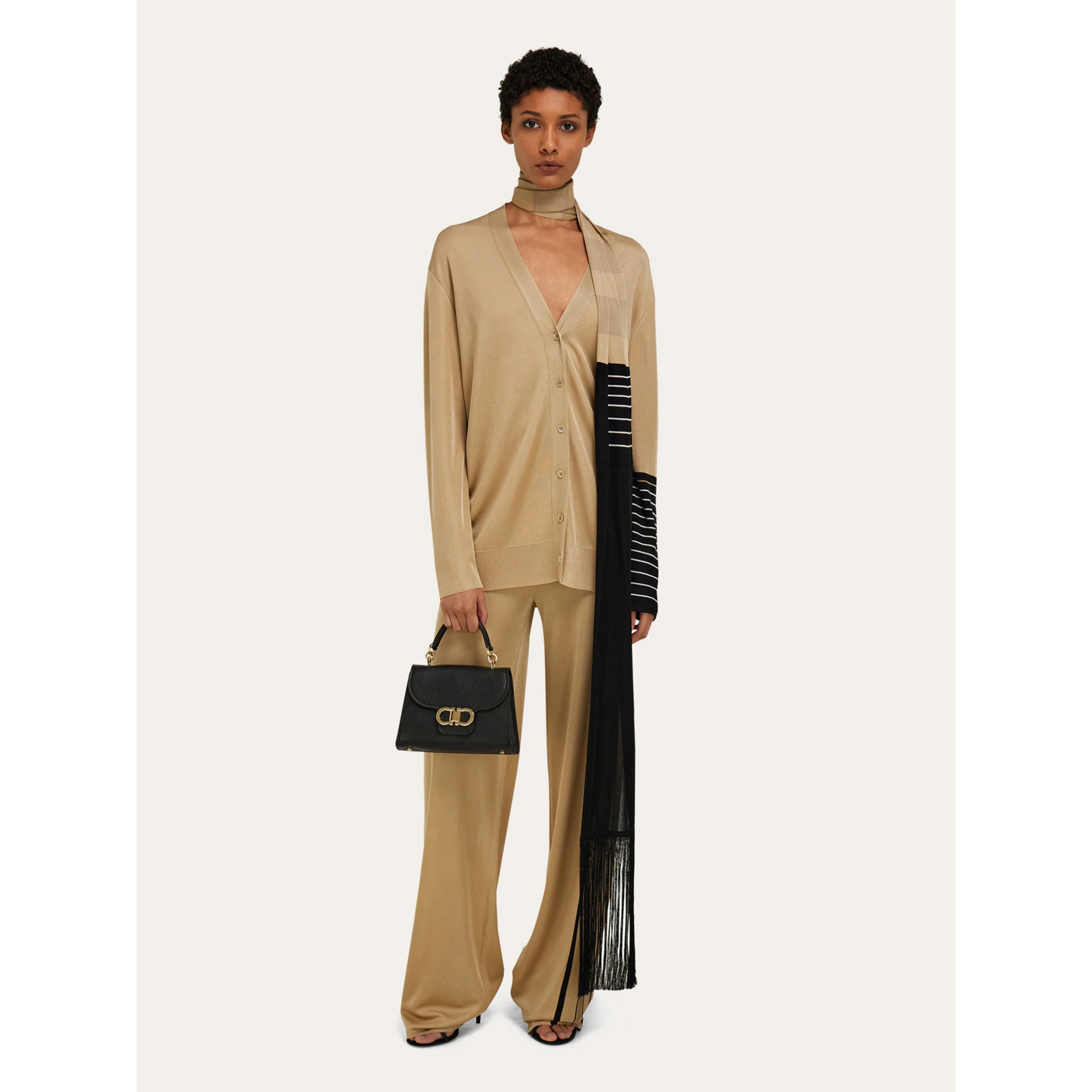 FERRAGAMO DOUBLE GANCINI handbag