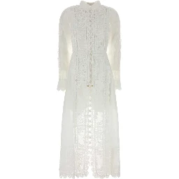 ASTER EMBROIDERED MIDI DRESS
