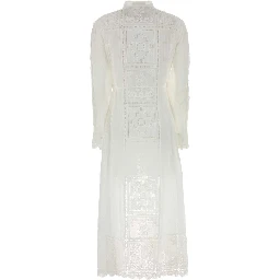 ASTER EMBROIDERED MIDI DRESS
