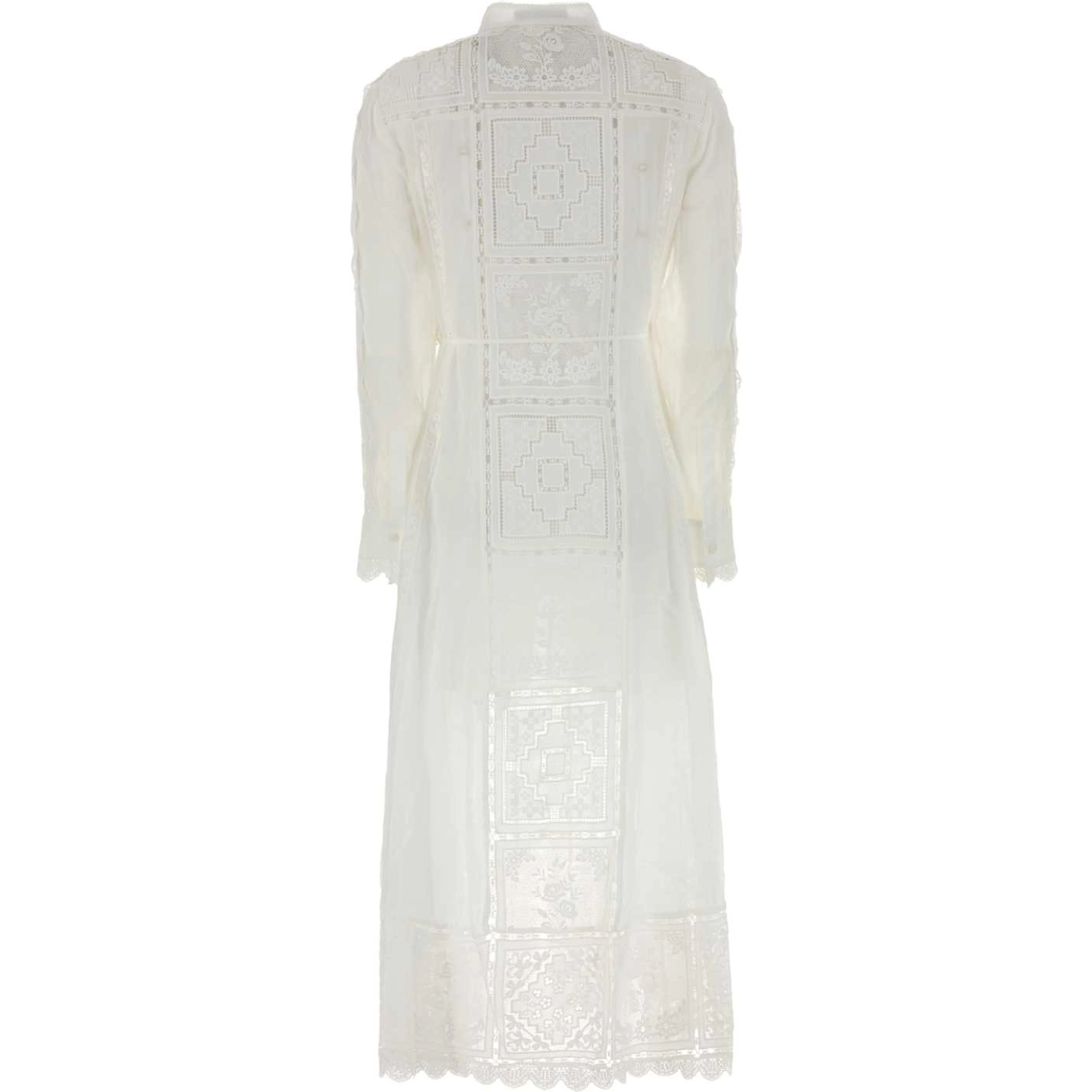 ASTER EMBROIDERED MIDI DRESS