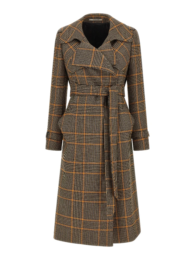 Brown Virgin Wool Coat