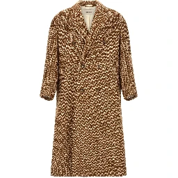 Brown Virgin Wool Coat
