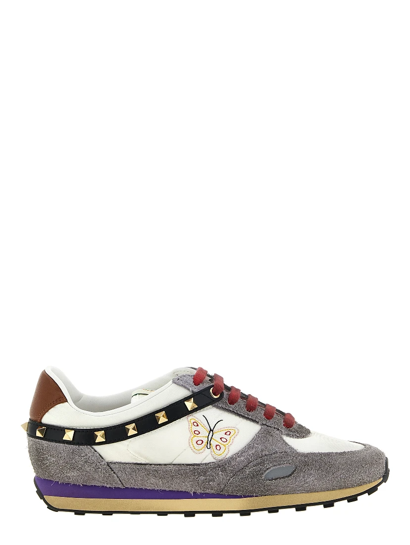 Multicolor Calfskin Athletic Sneakers