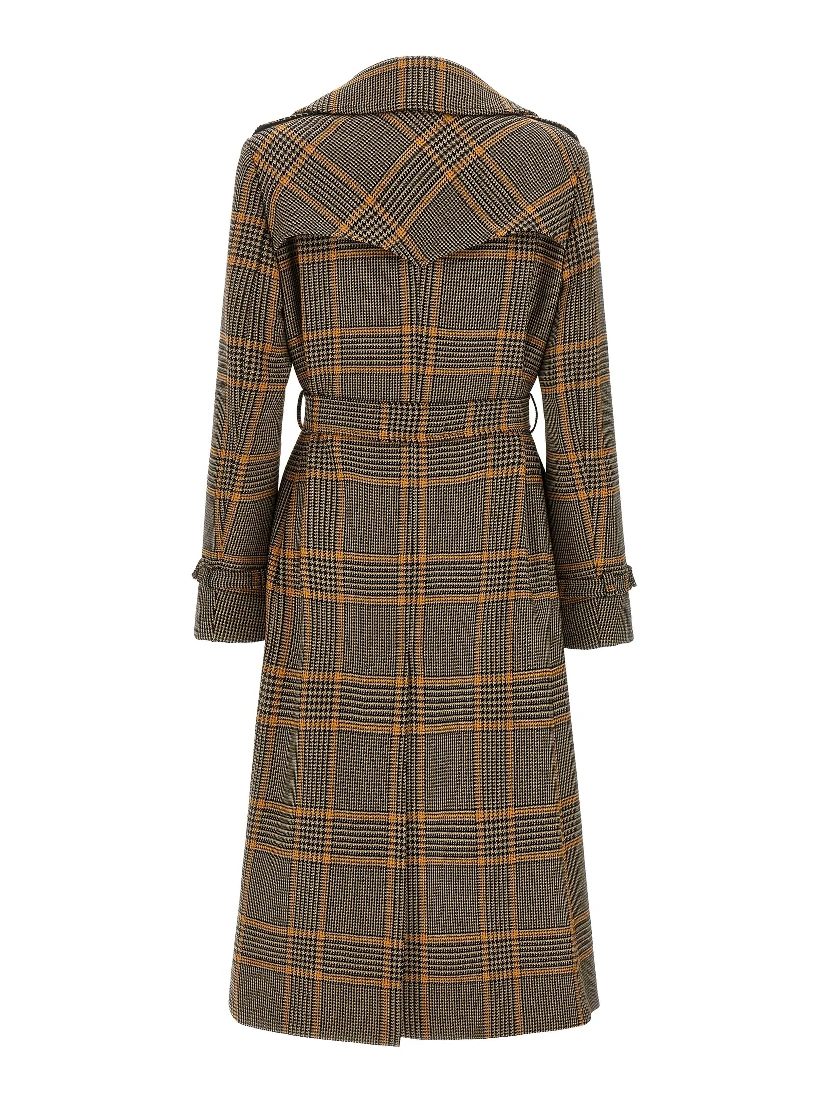 Brown Virgin Wool Coat
