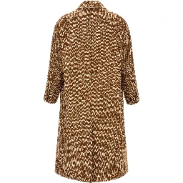 Brown Virgin Wool Coat