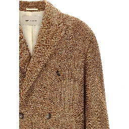 Brown Virgin Wool Coat
