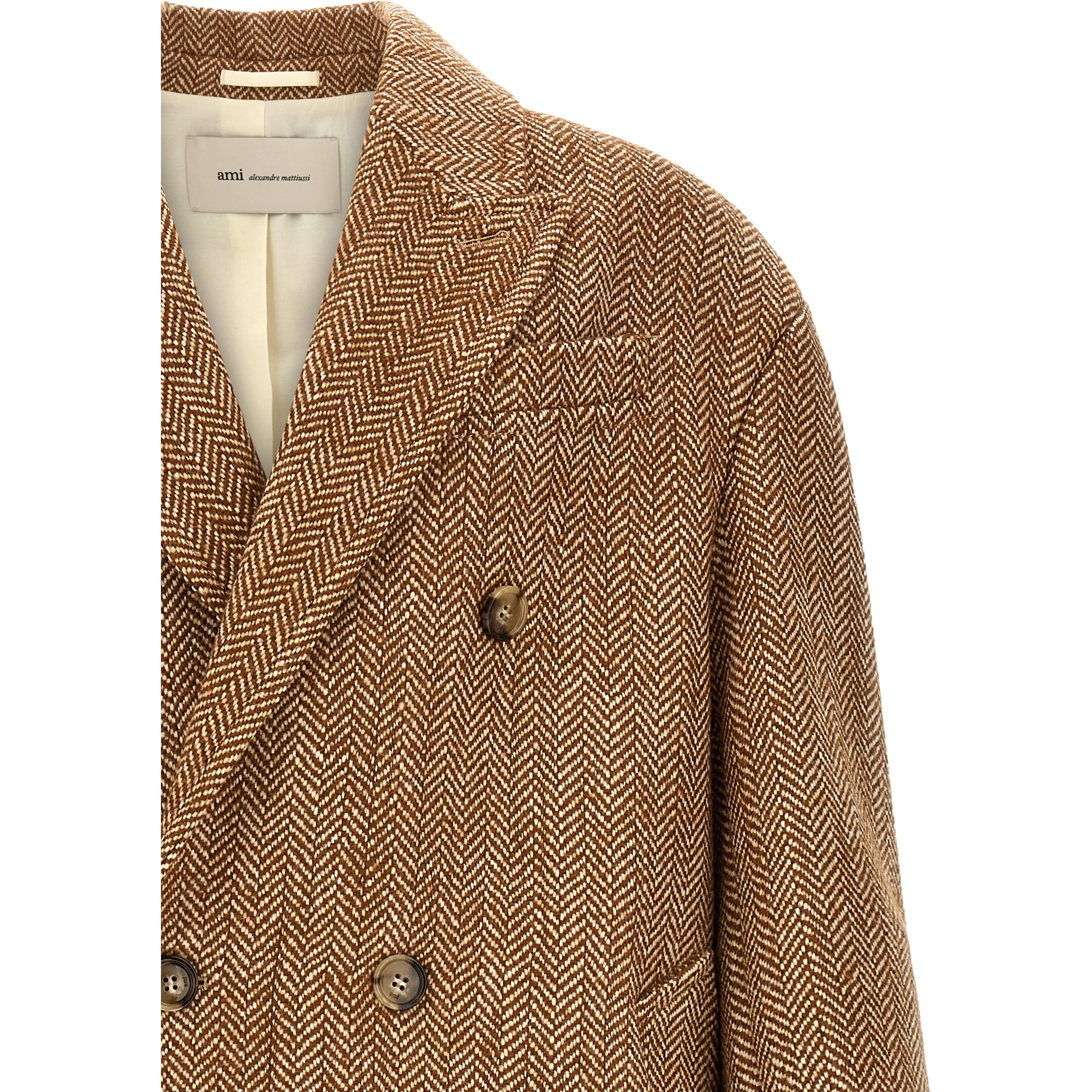 Brown Virgin Wool Coat