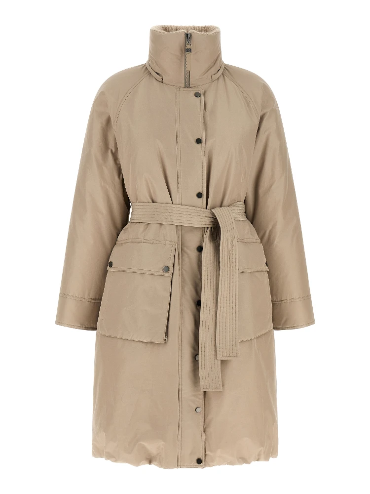 Beige Cotton Coat alternative