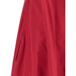 Fuchsia Polyester Long Dress