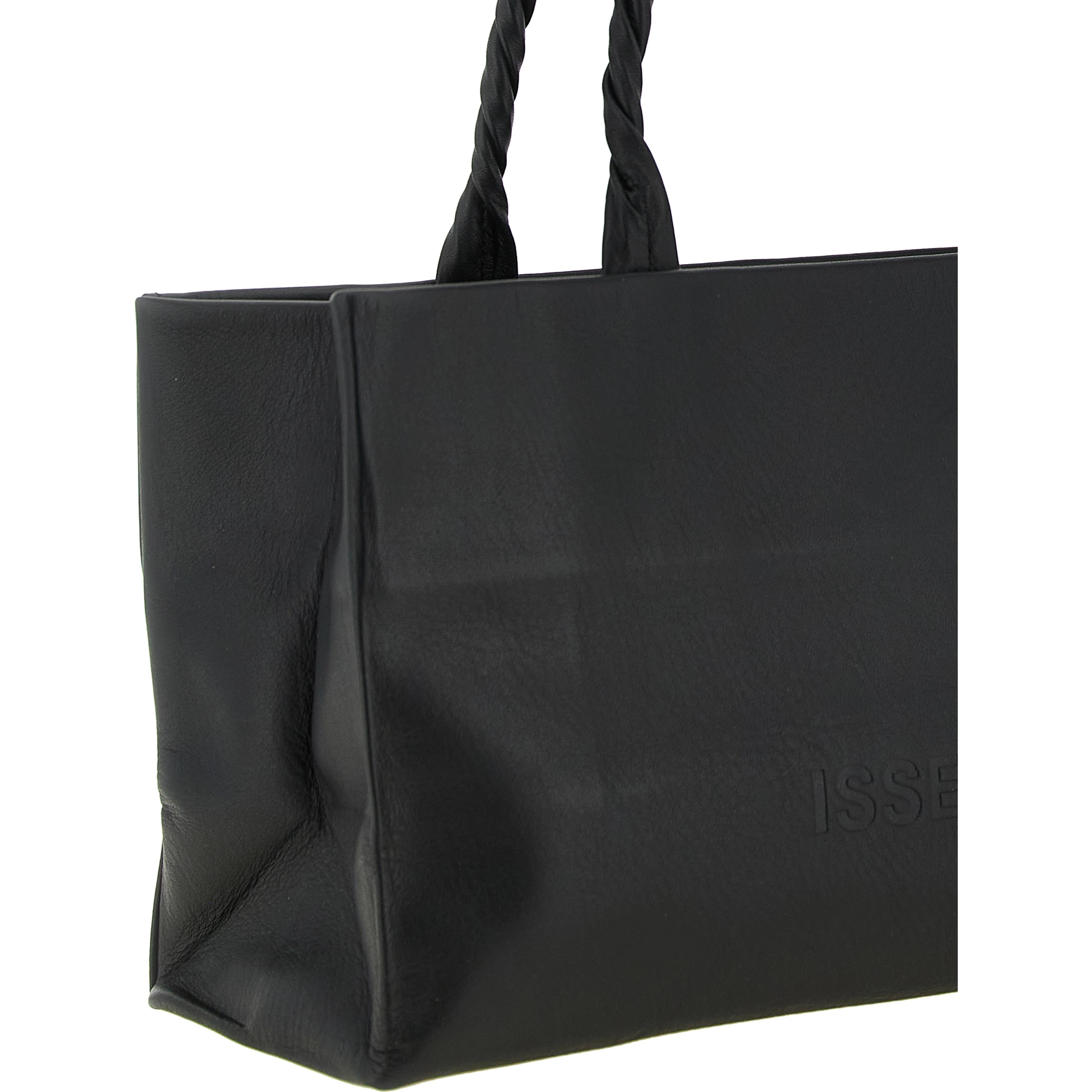 Black Polyester Shoulder Bag