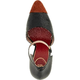 Black Goatskin High Heel Pumps