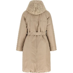 Beige Cotton Coat