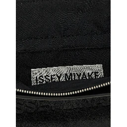 Black Polyester Shoulder Bag