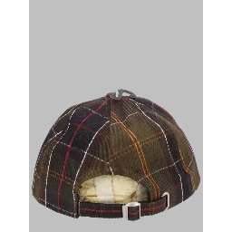 Cappello da Baseball con Motivo Tartan