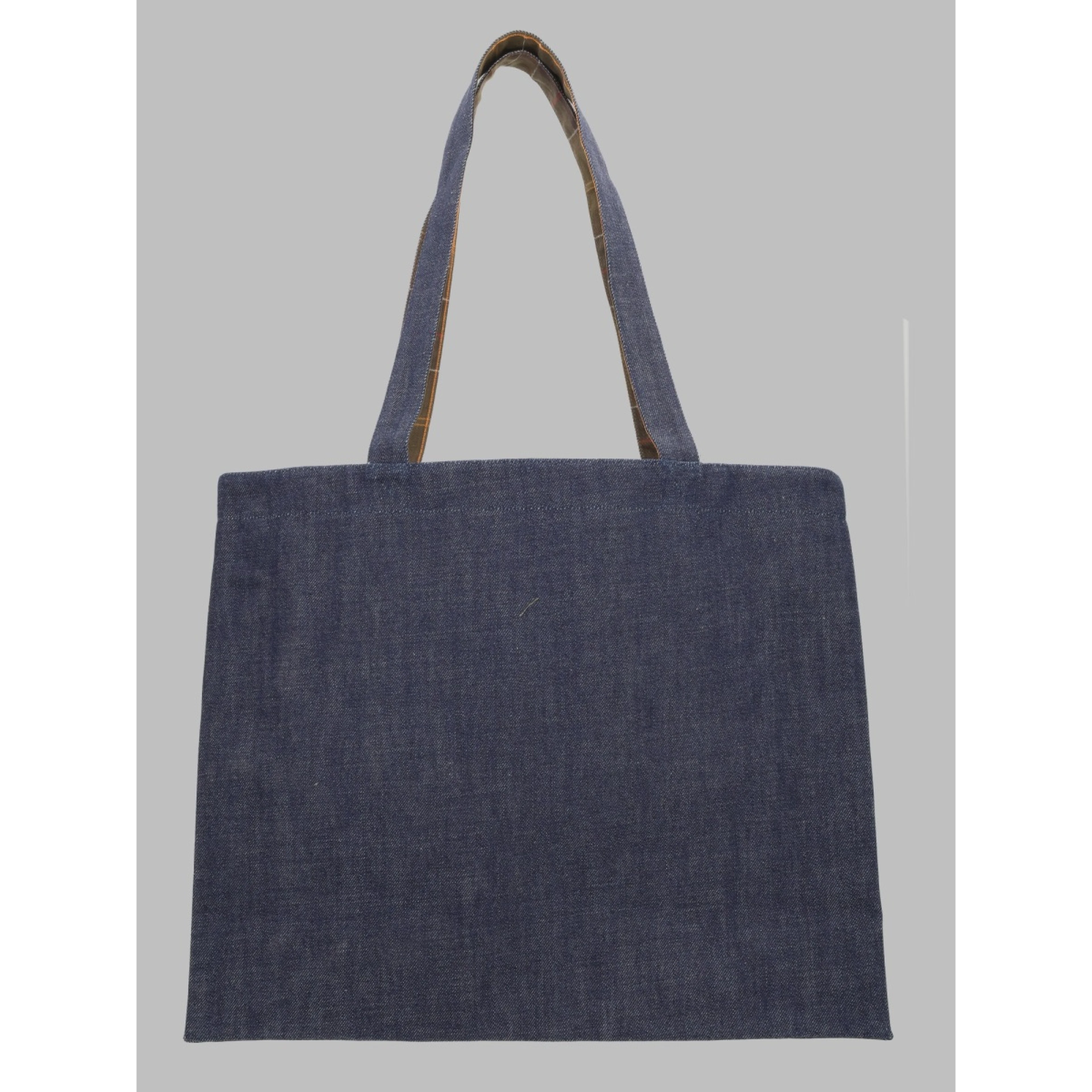 Borsa Tote in Denim di Cotone