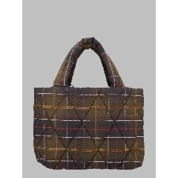 Borsa con Motivo Tartan