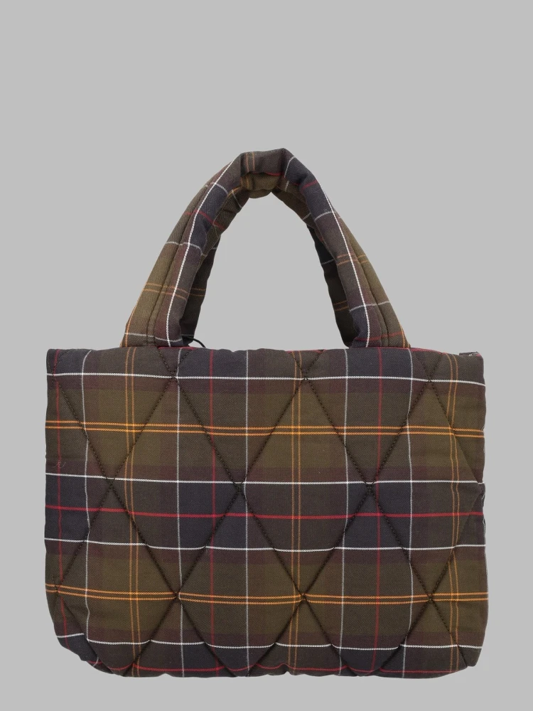 Borsa con Motivo Tartan alternative