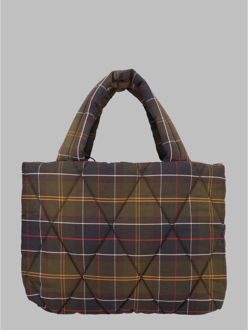 Borsa con Motivo Tartan