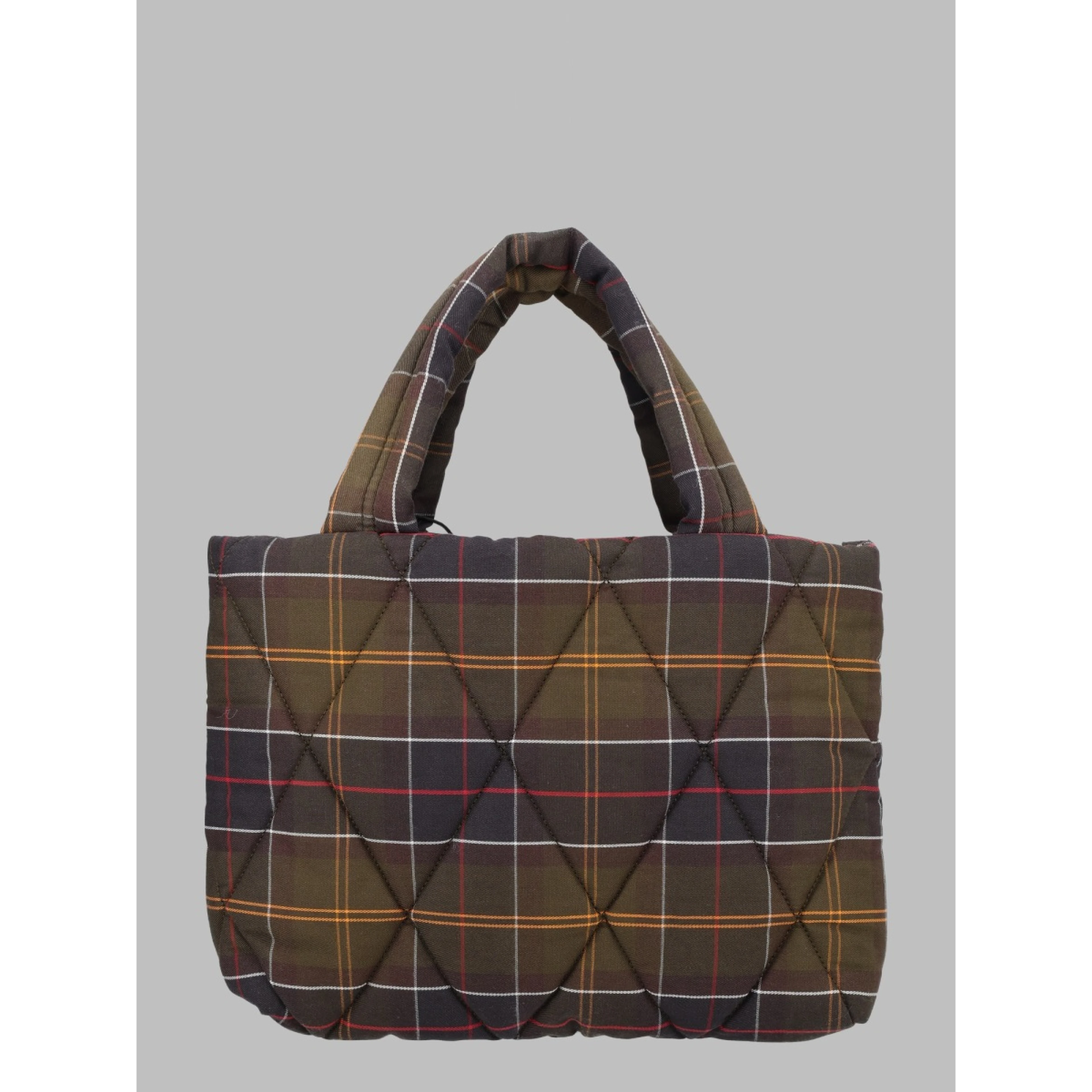 Borsa con Motivo Tartan