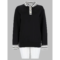 hog button polo sweater