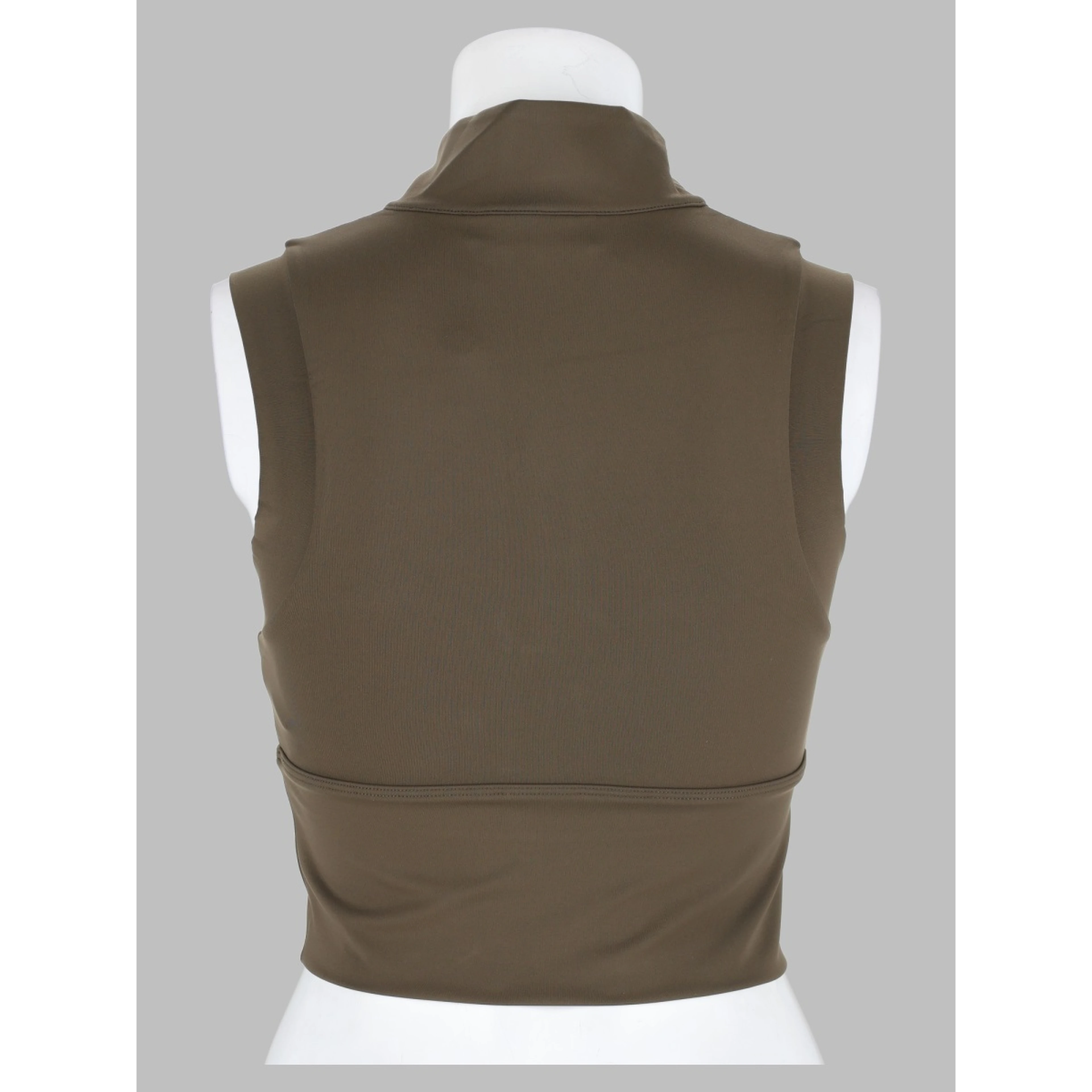 hog turtle zipper crop top