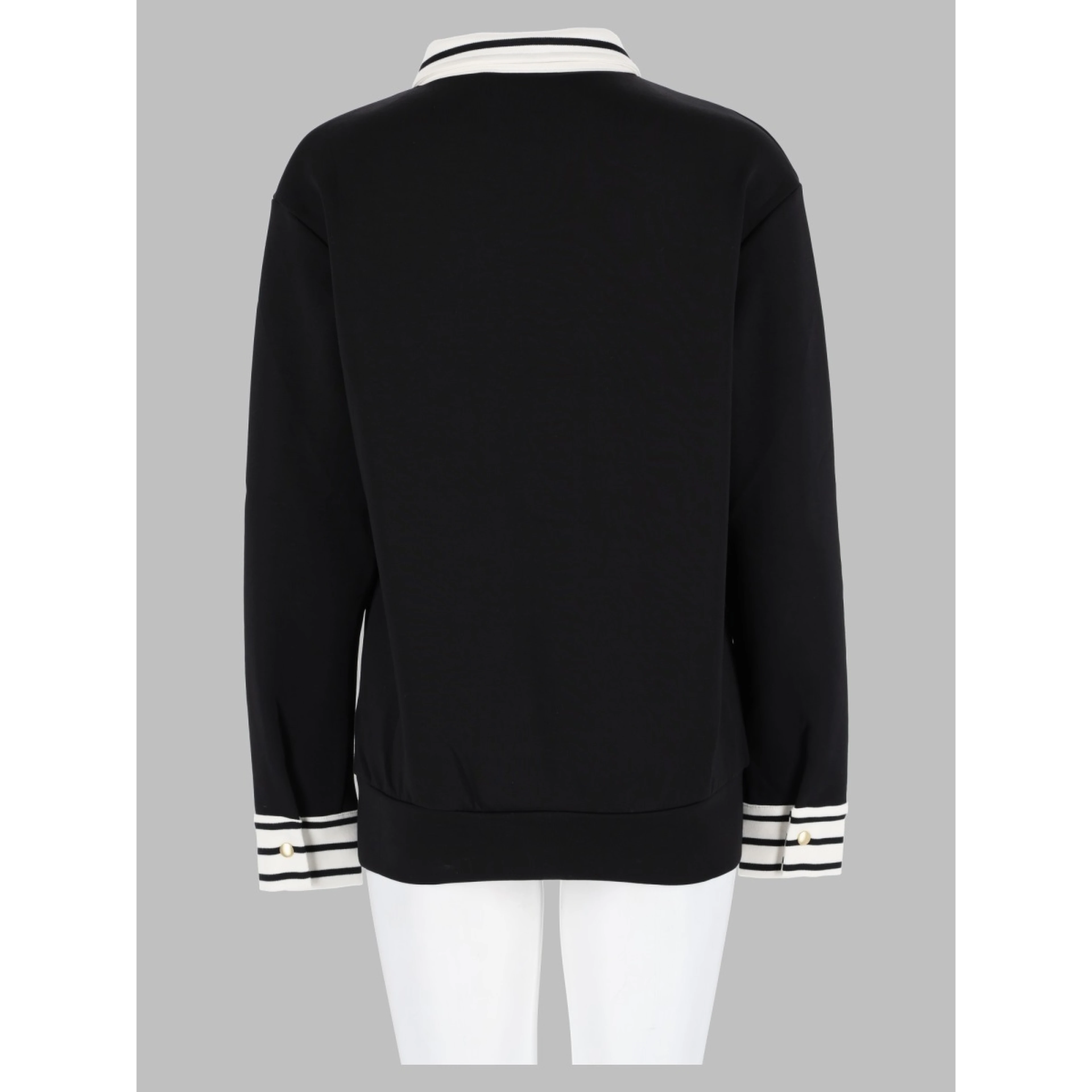 hog button polo sweater