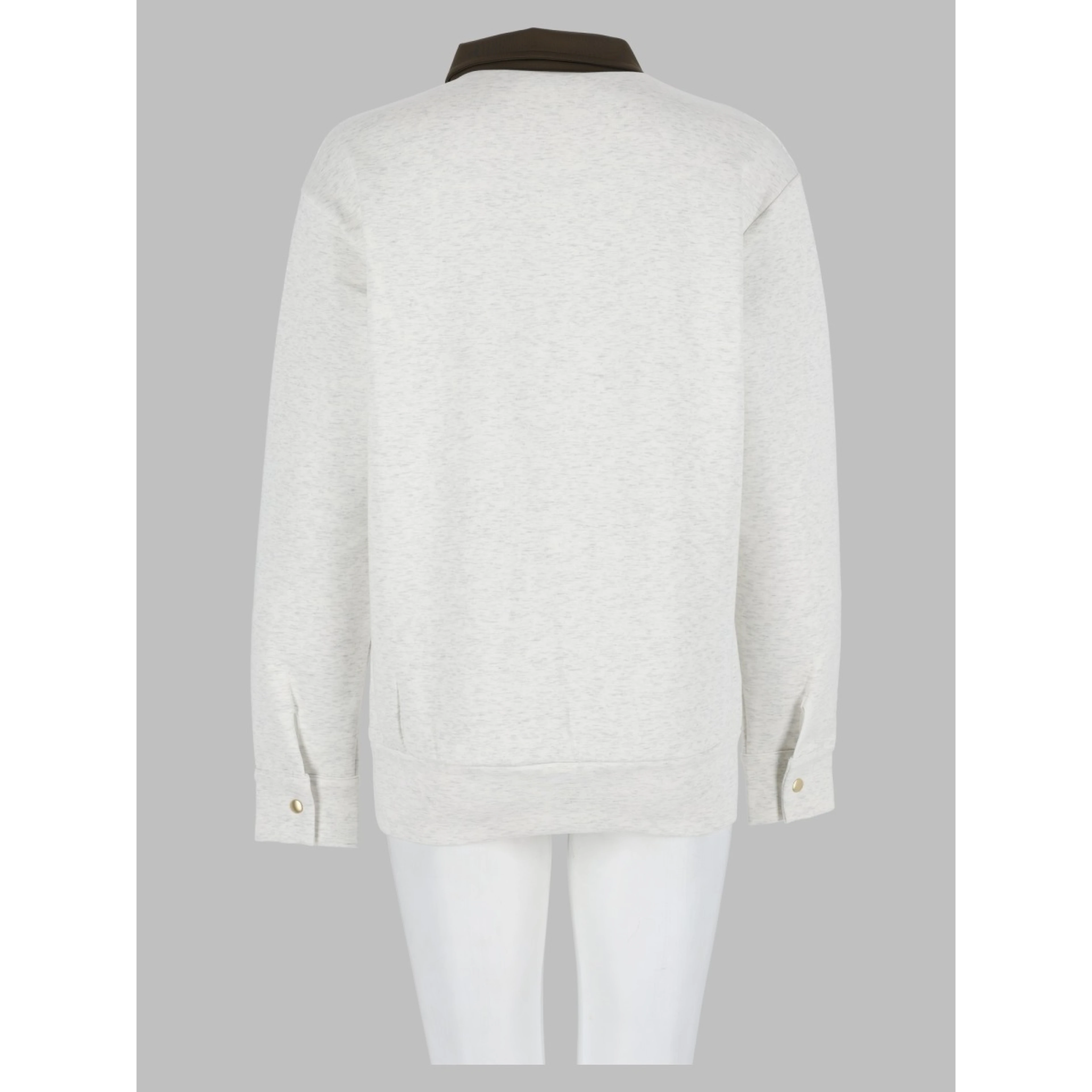 hog button polo sweater