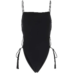 TIE SWIMSUIT BONDED JERSEY