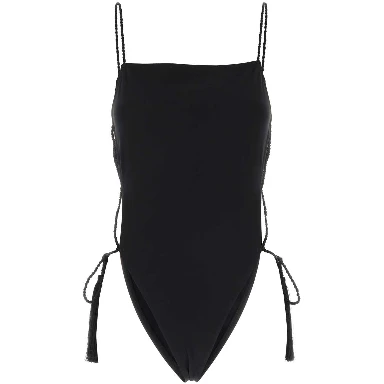 TIE SWIMSUIT BONDED JERSEY