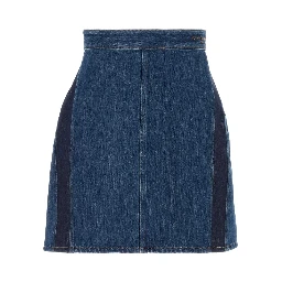 MINI COCOON DENIM SKIRT