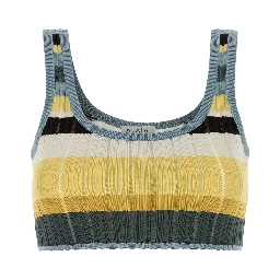 BRALETE TOP MULTICOLOR YELLOW CRINO