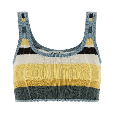 BRALETE TOP MULTICOLOR YELLOW CRINO