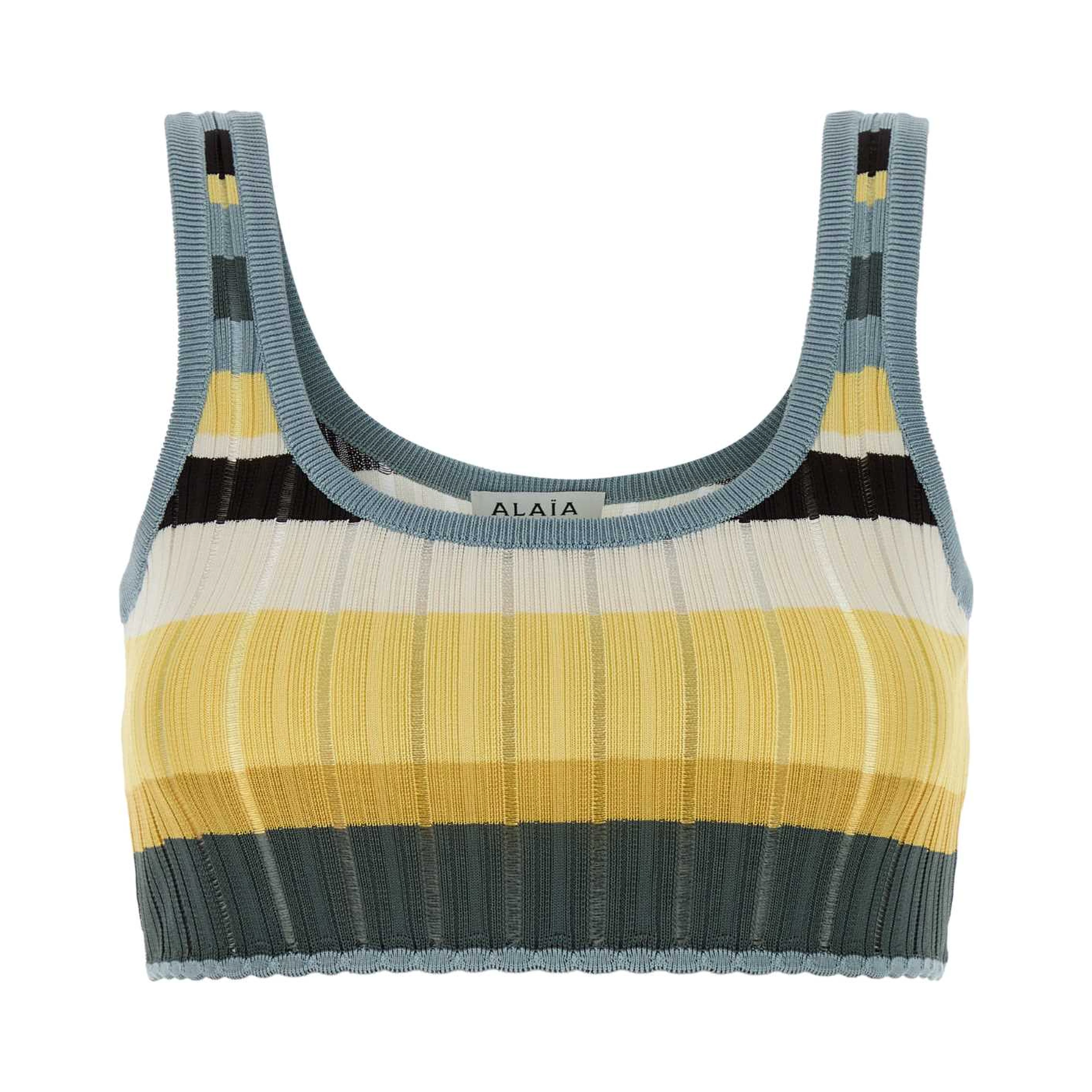BRALETE TOP MULTICOLOR YELLOW CRINO