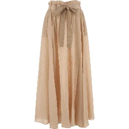 LONG GG BEACH SKIRT