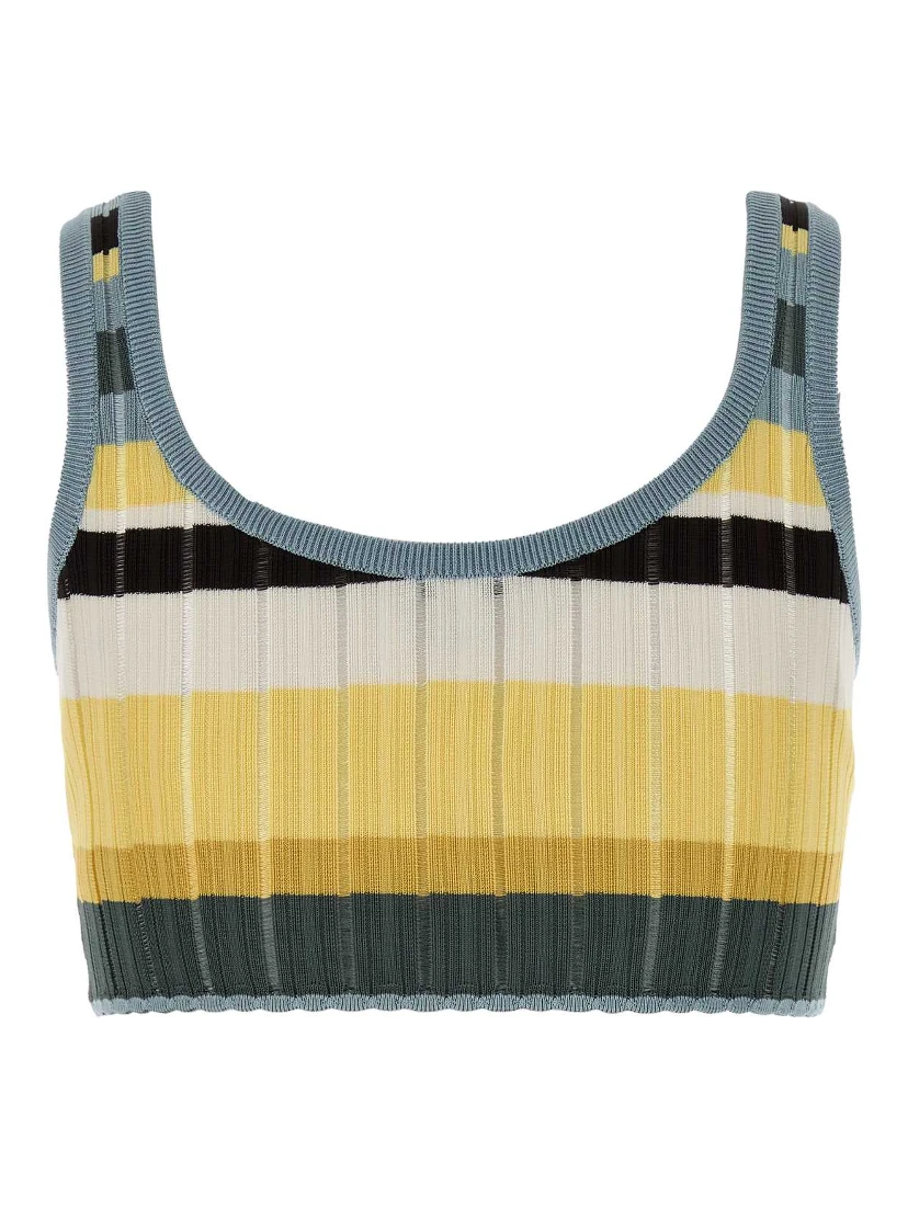 BRALETE TOP MULTICOLOR YELLOW CRINO