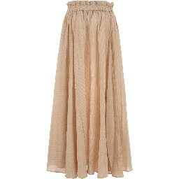 LONG GG BEACH SKIRT